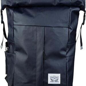 Levi's Navy Roll-Top Backpack